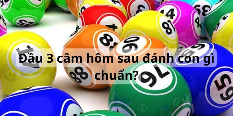 Giải đáp Đầu 3 câm hôm sau đánh con gì 