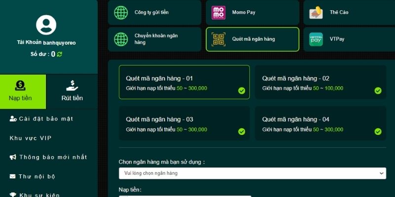 Quét mã QR - Nạp tiền 69VN nhanh chóng chỉ với 1 chạm